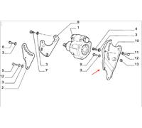 7553254 Staffa pompa idroguida FIAT DELTA R.86 BZ-DS (1986-1992)