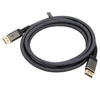 75680 cavo connettore Displayport, tessuto su entrambi i lati L: 2 m grigio G...