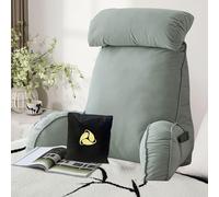 75cm×40cm×58cm Comodo Cuscino Schienale Divano Cuscino da Lettura per Letto con Braccia Cuscino per la Schiena Cuscini da Lettura Supporto per Schiena e Rialzo Gambe Cuscino a Cuneo Portatile