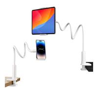 75cm Supporto Tablet Collo Cigno, Telefono Letto Regolabile e Flessibile | Supporto Regolabile a Collo d'oca, Porta Tablet da Letto, per 11,5-18cm iPad/cellulare/Phone