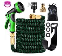 75FT tubo flessibile da giardino Tubi con 10 modalità Pistola a spruzzo dell'acqua flessibile espandibile Tubo flessibile anti-perdita Tubi flessibili con connettore/pistola a spruzzo/tubo flessibile