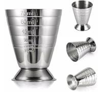 75Ml acciaio misurino misura cocktail tazza misura liquido bevanda mixer tazza vino Jigger vetro onceUtile