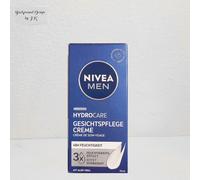 3X 50Ml Nivea Men Hydro Care Crema Per Il Viso Irriverente La Pelle Secca