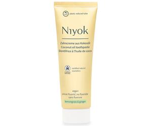 75ml Niyok Dentifricio all'olio di cocco - Lemongrass & Ginger