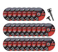 75mm Metal Cutting Disc 75x1.2x9.5mm Cut Off Wheels With Mandrel For Die Grinder Metal & Stainless Steel Cutting Mini Saw Blade(11pcs)