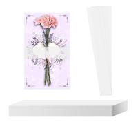 75pz Fascia per Pancia in Pergamena, Fascia per Invito Trasparente per 12,7x17,78cm e 10,16x15,24cm Buste per Cartoline per Inviti Fede Nuziale in Pergamena per Accessori per Inviti di Nozze