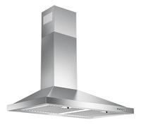 76,2 cm, cappa aspirante a parete, in acciaio inox, con ventilatore convertibile, 3 velocità, luce LED a risparmio energetico