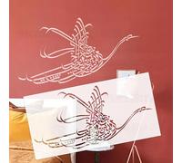 76 centimetri Orientale Gru Uccello Modello Disegni Modelli Personalizzato Modello da Parete per Mobili Murale di Grandi Dimensioni Grande Extra Dimensionale S633