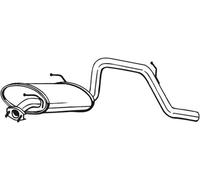 BOSAL 219-381 Marmitta