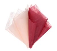 76 fogli di carta da regalo in cotone coreano a forma di fiore (rosa + rosso)