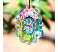76 millimetri colorato pavone prisma Sun Catcher arcobaleno pendenti creatore, prismi di cristallo appesi per finestre, per Feng Shui, per regalo