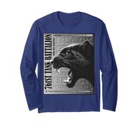 761° Battaglione Carri Armati Pantere Nere Eroamericani Afroamericani Maglia a Manica