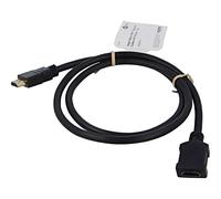 76269 Cavo HDMI Femmina, HDMI Maschio PVC 1m Nero Goobay