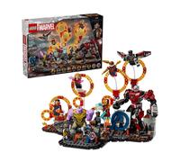 LEGO Marvel Avengers: Endgame la Battaglia Finale, Giocattolo con Figura di Thanos, Mech di Ant-Man e 9 Minifigure tra cui Capitan America, Iron Man e Doctor Strange - Regalo per Bambini 76323