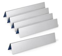 7636 Barre Flavorizer in Acciaio Inossidabile, Ricambio Accessori da 38,9 cm per Barbecue a Gas, per Weber Spirit I&II E-310/320/330, S-310/320/330 (con manopole bruciatore Anteriori)