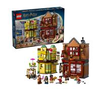 LEGO Harry Potter Accessori di Prima Qualità per il Quidditch e Gelateria - 2 Negozi Giocattolo di Diagon Alley, 6 Personaggi e Accessori come la Scopa Nimbus 2000 - Regalo per Bambini da 8 Anni 76452