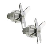 767 Acciaio inossidabile temprato Sei miscelazione e taglio TWK Jtc 767 Lame Coltello Tritaghiaccio compatibile for parti del frullatore Vitamix Spremiagrumi