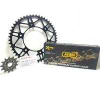 767 KIT TRASMISSIONE AFAM CATENA CORONA PIGNONE KTM EXC 250 SC 2008 2009 2010