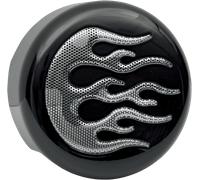 76705F COVER HORN FLAME BLACK HARLEY DAVIDSON 883 CUSTOM XLC 2000