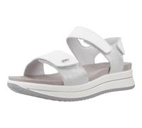 Igi&Co D.SINDY, Sandali con Zeppa Donna, Bianco-Argento, 36 EU