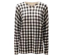 7693AD maglia donna MICHAEL KORS black/white wool sweater woman