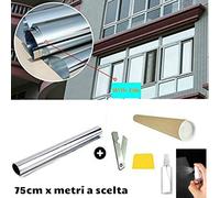 76cm Argento specchio Isolamento Pellicola Finestre Film Stickers Adesivo vetri