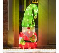 76cm Natale LED Gonk Con Agrifoglio Cappello Luce Fino Interno Decorazione di