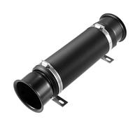 76mm 3" Auto Aria Condotto Tubo Freddo Aria Turbo Ingresso Tubo Nero - 1 Pz