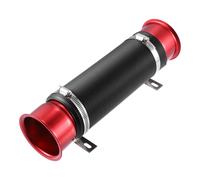 76mm 3" Auto Aria Condotto Tubo Freddo Aria Turbo Ingresso Tubo Rosso - 1 Pz
