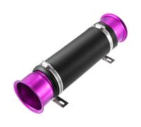 76mm 3" Auto Aria Condotto Tubo Freddo Aria Turbo Ingresso Tubo Viola - 1pz