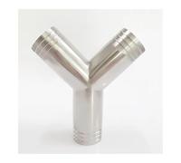 76mm 3" Hose Barb Butt Welding Y Shaped 3 Way SUS 304 Stainless Steel Fitting Spliter Homebrew Beer Wine