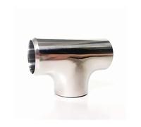 76mm 3" Pipe OD Butt Thicken 3mm Tee 3 Way Splitter SUS 304 Stainless Steel Fitting Spliter Homebrew Beer Wine
