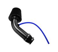76mm Black Cold Air Intake Filter Induction Kit Pipe Power Flow Hose System