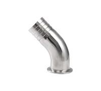 76mm Hose Barb Tri Clamp 45 Deg Elbow TC91mm SUS304 Stainless Steel Fitting
