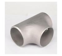 76mm O/D 304 Stainless Steel Equal Tee 3 Way Butt Welded Pipe Fitting Water gas Oil
