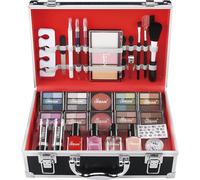 Love Urban Beauty Vegano Divine Beauty French Manicure Makeup Box - Set trucco da 76 pezzi - Include Ombretti, Illuminanti, Rossetti, Fard, Pennelli, Accessori per Manicure