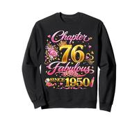 76th Birthday Queen Chapter 76 Fabulous Since 1950 Women Felpa