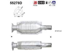 77 KW 105 CV CATALIZZATORE PER Fiat Marea Weekend 185 1.9 JTD 105