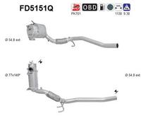 125 KW 170 CV FAP PER VW Caddy III 2KA, 2KH, 2CA, 2CH 2.0 TDI