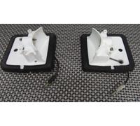 7700628690 COPPIA BASE SUPPORTO PORTA LAMPADA FANALE LUCE TARGA DX PER RENAUL...