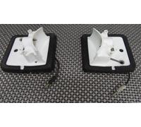 7700628690 COPPIA BASE SUPPORTO PORTA LAMPADA FANALE LUCE TARGA DX PER RENAUL...