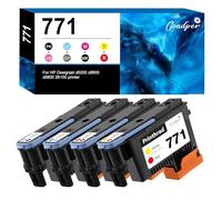 771 Testina di stampa per HP 771 CE017A CE019A CE018A CE020A compatibile con HP Designjet z6200 z6800 z6600 26100 (4 pezzi)