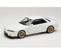 77416 Nissan Skyline GT-R R32 V-Spec II Tuned Crystal White Autoart 1/18