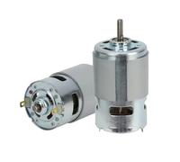 775 permanent magnet DC high-speed electronic starter 12v24V 10000 rpm small electronic starter speed regulation forward and reverse electronic starter NWPNLXEA(Round shaft 24v10000)