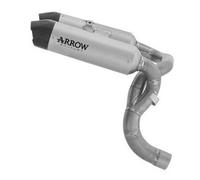 77504PR - Exhaust Mufflers Arrow Round Sil Titanium Ducati Panigale V2 (25-)