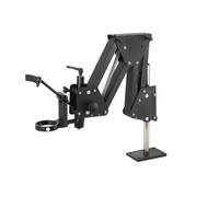 77mm Jewelry Microscope Stand Spring Bracket per l'impostazione del diamante, supporto ergonomico dello specchio intarsiato micro con 360 rotazione, robusta base in lega di alluminio per la riparazion
