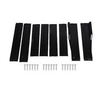 78.7in Gloss Black Side Skirt Extension Rocker Panel Spoiler Lip Splitter per Universal Car, Riduce la Resistenza All'aria, Migliora L'aspetto