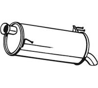 78 CV SILENZIATORE POSTERIORE PER HYUNDAI i20 PB, PBT 1.2 KW 57 CV 78