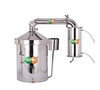 78 litri casa alcool distillatore acqua per oli essenziali Alambicco acciaio inox Temperatura Serpentina