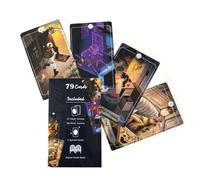 78 Stories Solitaire Toys, English Divination Tarot Cards, 78 Stories Tarot Deck, Divination Cards, Full English Tarot Board Game with 78 Stories Solitaire Toys for Classmate Gatherings & Parties